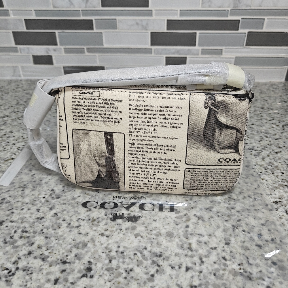 Coach Nolita 19 With Newspaper Print - Picture 4 of 14